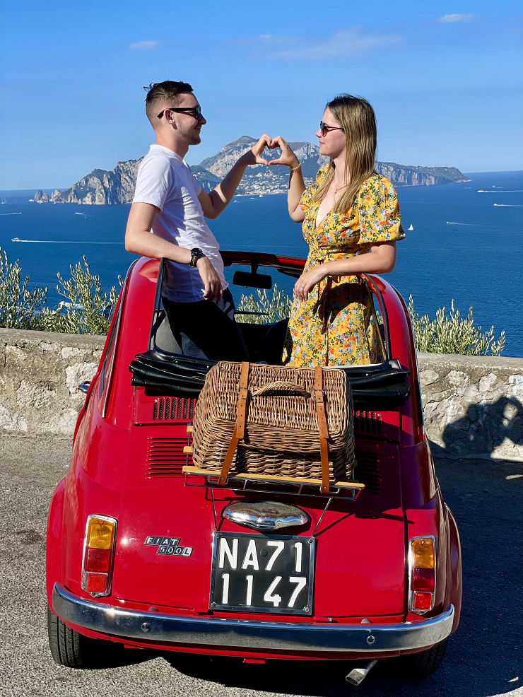 fiat tour positano